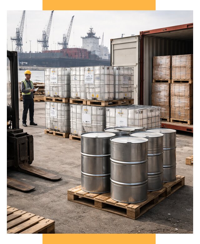 Доставка химического сырья из Индии от 254700 р. | СетСервис-Крч