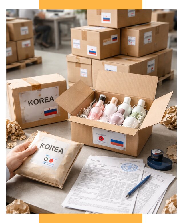Доставка косметики из Кореи от 8660 р. под ключ | СетСервис-Крч