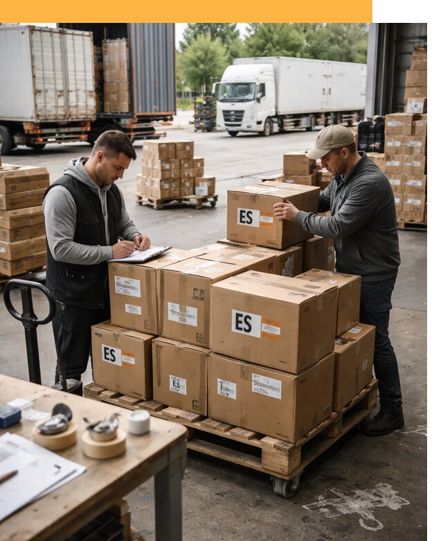 Доставка грузов в Испанию автотранспортом от 35658 руб