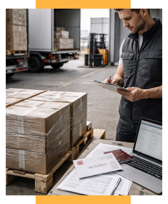 Доставка в Австрию от 66222 р. Логистика и экспорт СетСервис-Крч