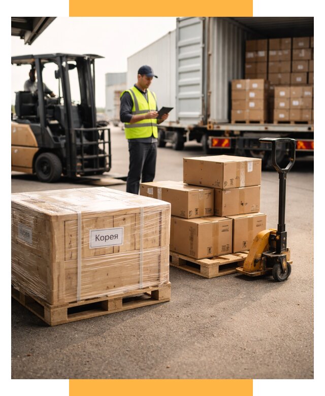Доставка грузов в Корею из России от 35658 р. | СетСервис-Крч