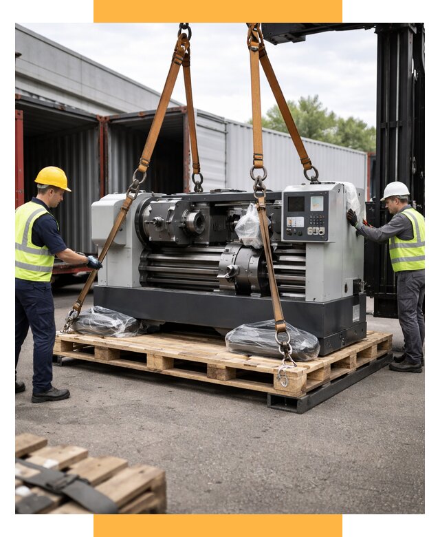 Перевозка станков и таможня от 61128 р. | СетСервис-Крч логистика