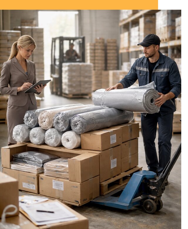 Перевозка текстиля по миру от 15282 руб. с таможней и страхованием