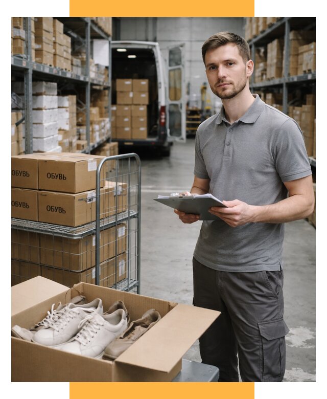 Доставка обуви из Китая и Турции от 4585 р. СетСервис-Крч