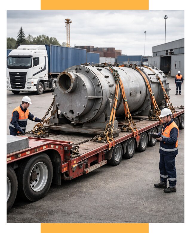 Перевозка тяжеловесных грузов под ключ от 152820 р. | СетСервис-Крч