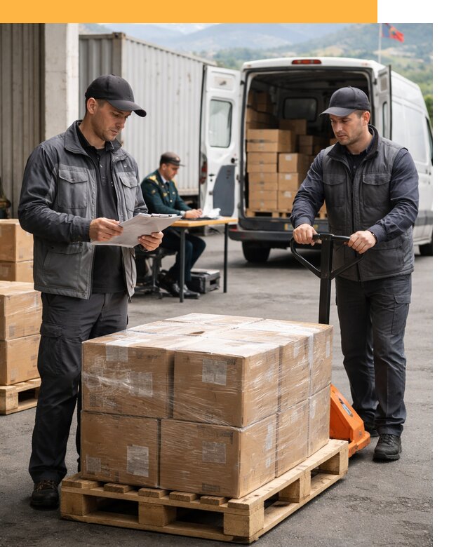 Доставка грузов через Армению, быстрая таможенная очистка от 25470