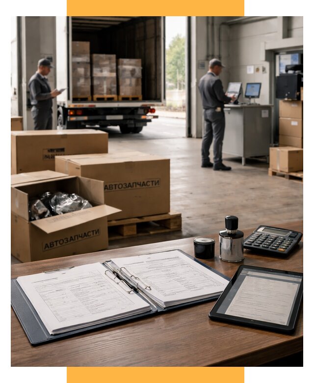 Таможенное оформление автозапчастей под ключ от 8660 р., СетСервис-Крч