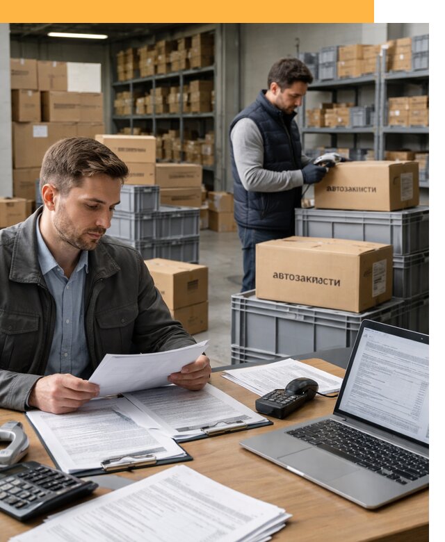 Таможенное оформление автозапчастей по выгодным тарифам от 8660